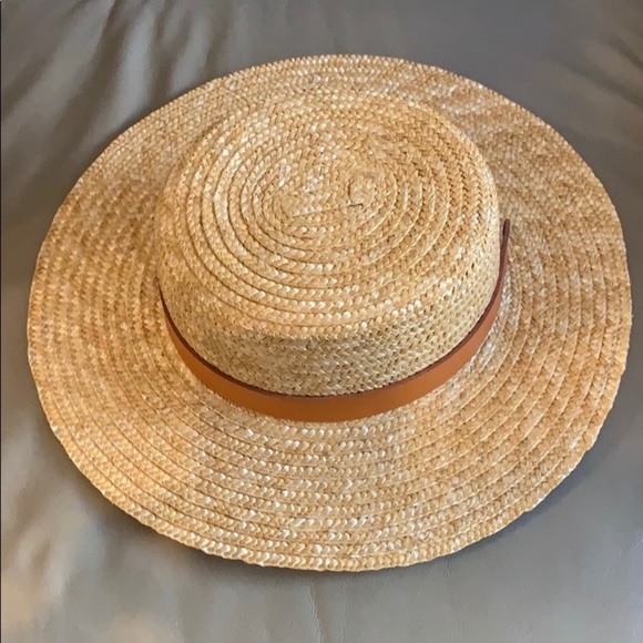 NWT Lack of Color Spencer Straw Boater Hat - Picture 5 of 7